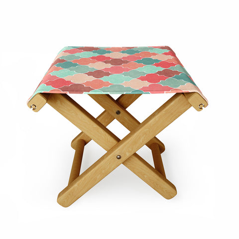 Jacqueline Maldonado Morocco Pastel Folding Stool