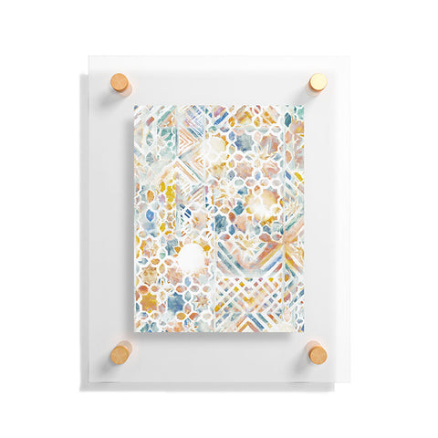 Jacqueline Maldonado Mosaic Mashup Floating Acrylic Print