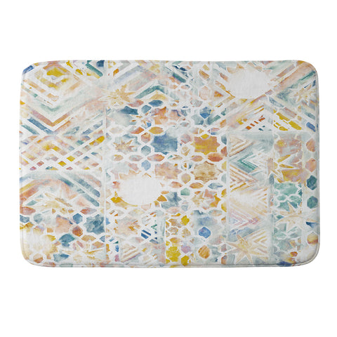 Jacqueline Maldonado Mosaic Mashup Memory Foam Bath Mat