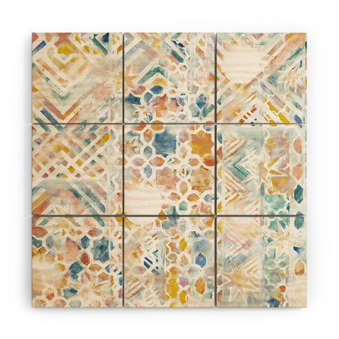 Jacqueline Maldonado Mosaic Mashup Wood Wall Mural