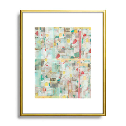 Jacqueline Maldonado Mosaic Metal Framed Art Print