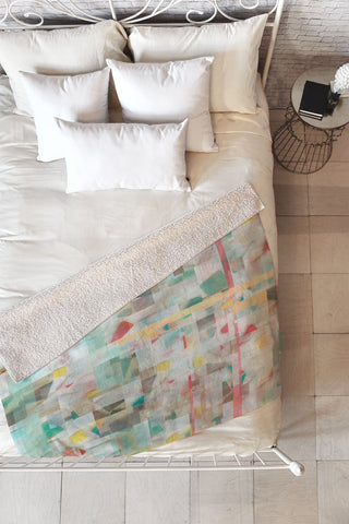 Jacqueline Maldonado Mosaic Fleece Throw Blanket