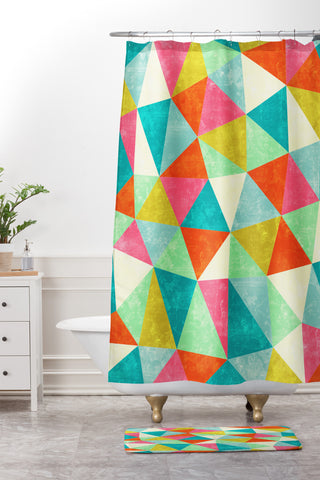 Jacqueline Maldonado Movement 1 Shower Curtain And Mat