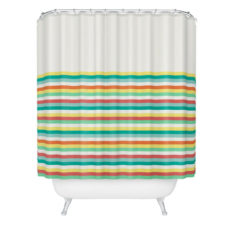 Jacqueline Maldonado New Stripe Shower Curtain