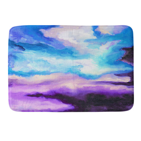 Jacqueline Maldonado Noche Azul Memory Foam Bath Mat