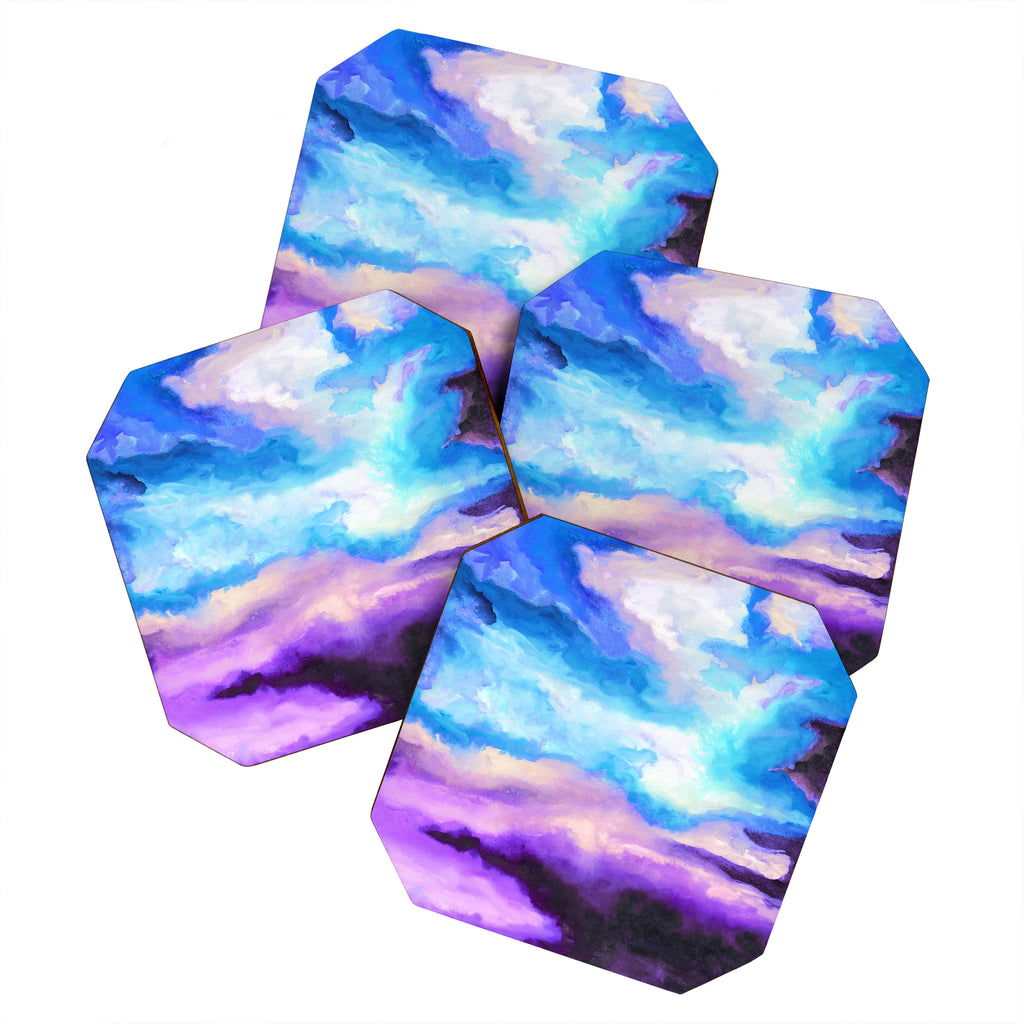 Noche Azul Coaster Set Jacqueline Maldonado
