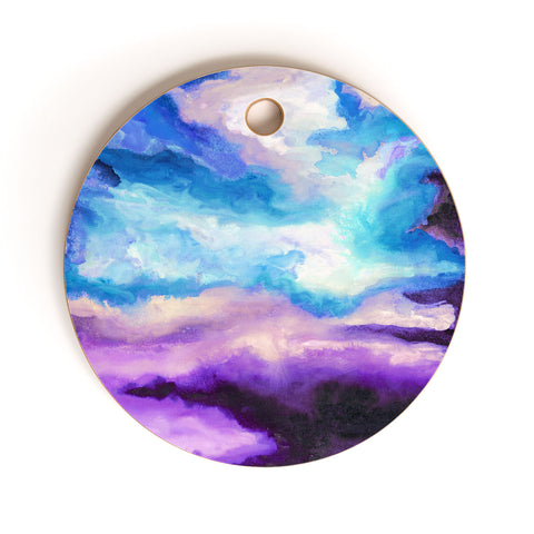 Jacqueline Maldonado Noche Azul Cutting Board Round