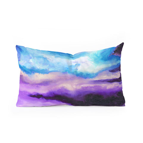 Jacqueline Maldonado Noche Azul Oblong Throw Pillow