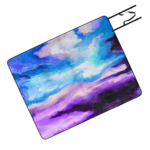 Jacqueline Maldonado Noche Azul Picnic Blanket