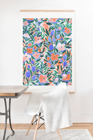 Jacqueline Maldonado Nonchalant Coral Art Print And Hanger