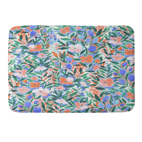Jacqueline Maldonado Nonchalant Coral Memory Foam Bath Mat