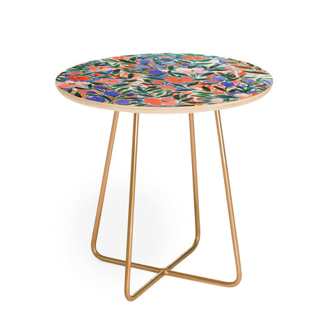 Jacqueline Maldonado Nonchalant Coral Round Side Table