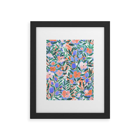 Jacqueline Maldonado Nonchalant Coral Framed Art Print