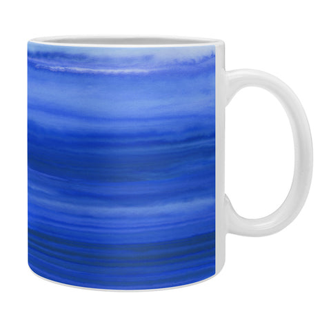 Jacqueline Maldonado Ombre Waves Blue Ocean Coffee Mug