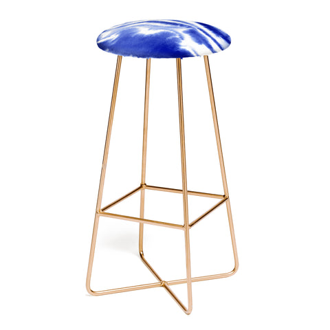 Jacqueline Maldonado Ombre Waves Indigo Bar Stool