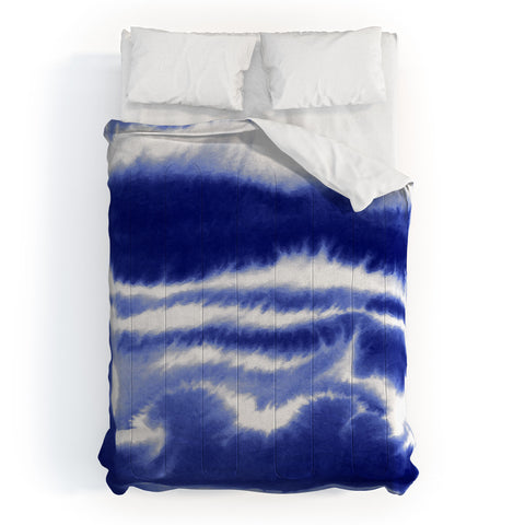 Jacqueline Maldonado Ombre Waves Indigo Comforter