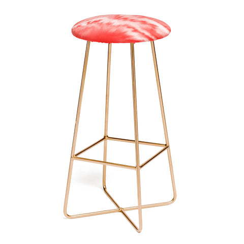 Jacqueline Maldonado Ombre Waves Persimmon Bar Stool