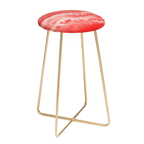 Jacqueline Maldonado Ombre Waves Persimmon Counter Stool