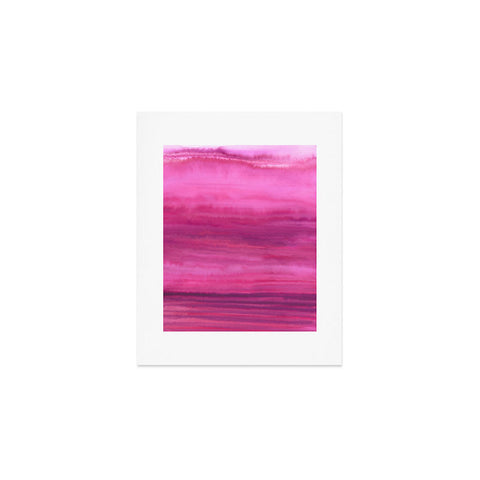 Jacqueline Maldonado Ombre Waves Sunset Art Print