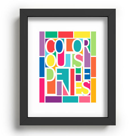 Jacqueline Maldonado Outside The Lines Recessed Framing Rectangle