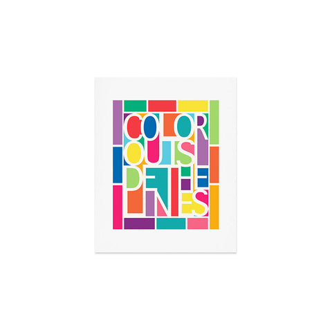 Jacqueline Maldonado Outside The Lines Art Print