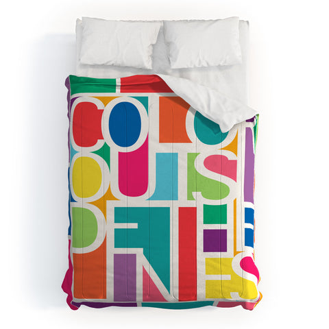 Jacqueline Maldonado Outside The Lines Comforter