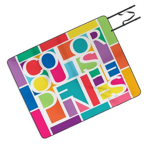 Jacqueline Maldonado Outside The Lines Picnic Blanket