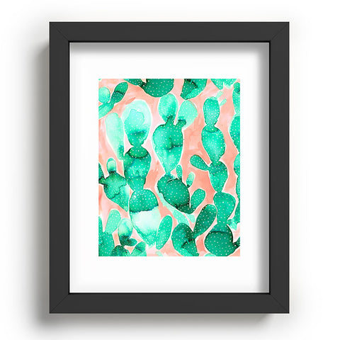 Jacqueline Maldonado Paddle Cactus Blush Recessed Framing Rectangle