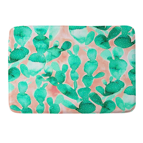 Jacqueline Maldonado Paddle Cactus Blush Memory Foam Bath Mat