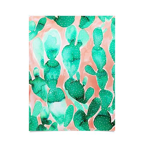 Jacqueline Maldonado Paddle Cactus Blush Poster