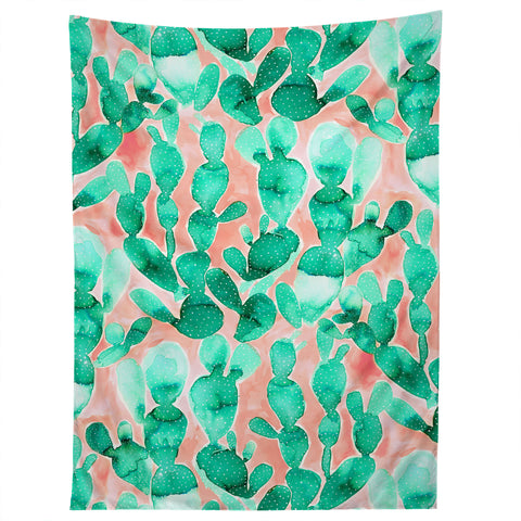 Jacqueline Maldonado Paddle Cactus Blush Tapestry