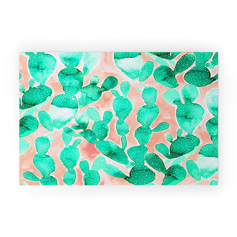 Jacqueline Maldonado Paddle Cactus Blush Welcome Mat