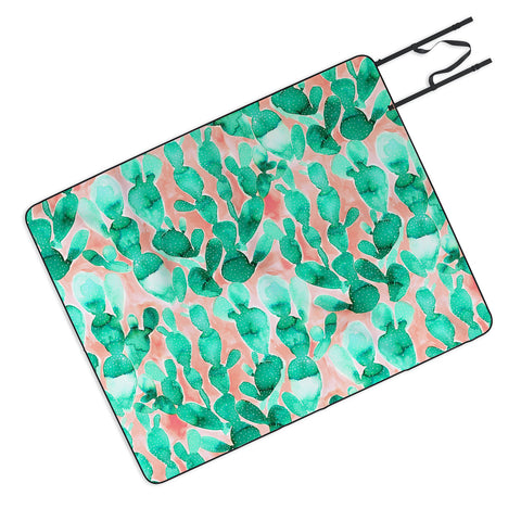Jacqueline Maldonado Paddle Cactus Blush Picnic Blanket