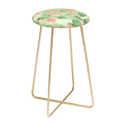 Jacqueline Maldonado Paddle Cactus Pale Green Counter Stool
