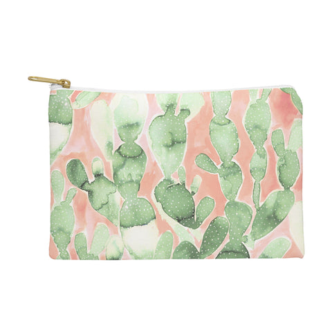 Jacqueline Maldonado Paddle Cactus Pale Green Pouch