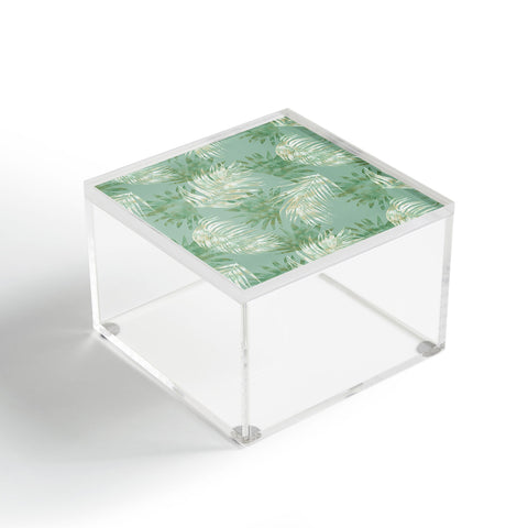 Jacqueline Maldonado Palms Overlay Green Acrylic Box