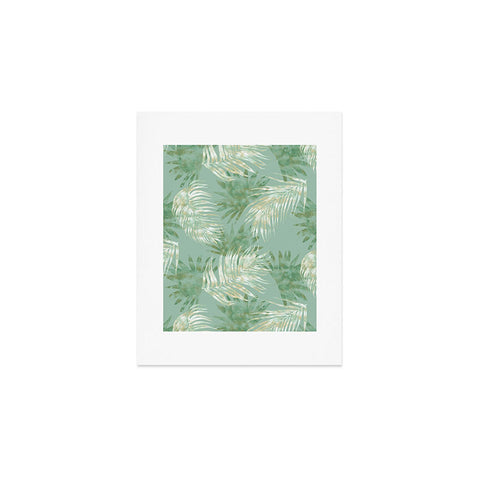 Jacqueline Maldonado Palms Overlay Green Art Print