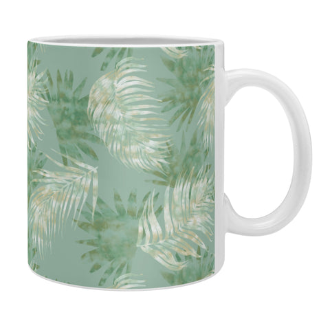 Jacqueline Maldonado Palms Overlay Green Coffee Mug