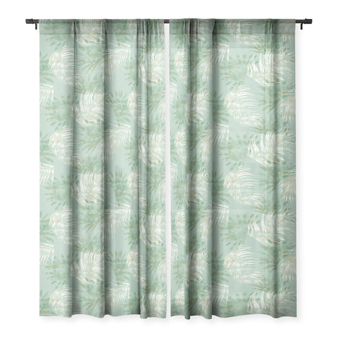 Jacqueline Maldonado Palms Overlay Green Sheer Non Repeat