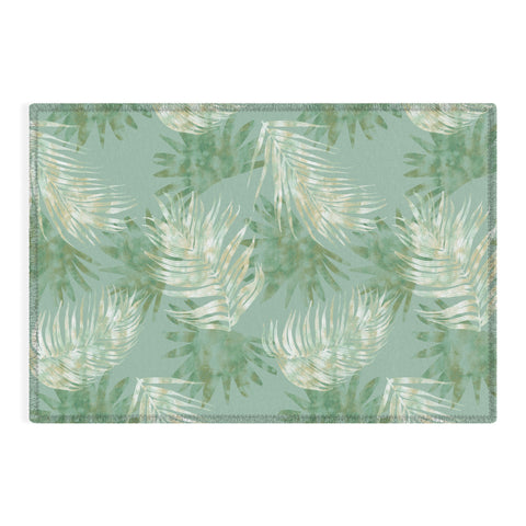 Jacqueline Maldonado Palms Overlay Green Outdoor Rug