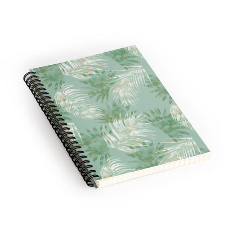 Jacqueline Maldonado Palms Overlay Green Spiral Notebook