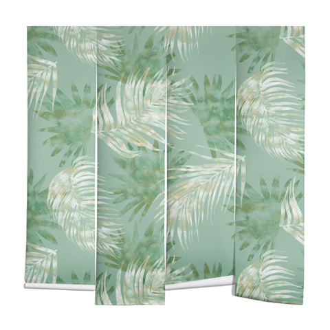 Jacqueline Maldonado Palms Overlay Green Wall Mural