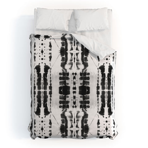 Jacqueline Maldonado Paradigm Black and White Duvet Cover