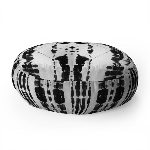 Jacqueline Maldonado Paradigm Black and White Floor Pillow Round