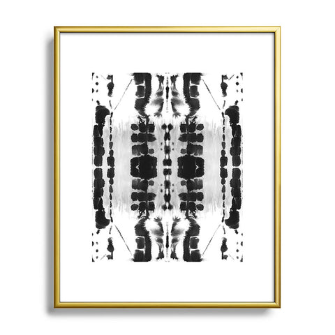 Jacqueline Maldonado Paradigm Black and White Metal Framed Art Print