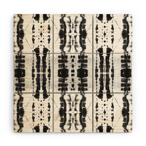 Jacqueline Maldonado Paradigm Black and White Wood Wall Mural