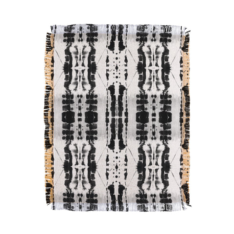 Jacqueline Maldonado Paradigm Black and White Throw Blanket