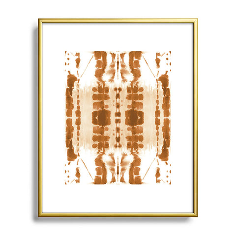 Jacqueline Maldonado Paradigm Rust Metal Framed Art Print