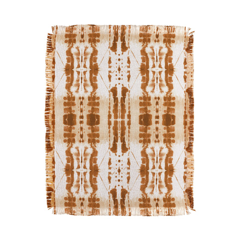 Jacqueline Maldonado Paradigm Rust Throw Blanket