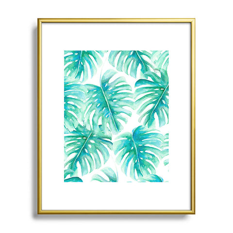 Jacqueline Maldonado Paradise Palms Metal Framed Art Print